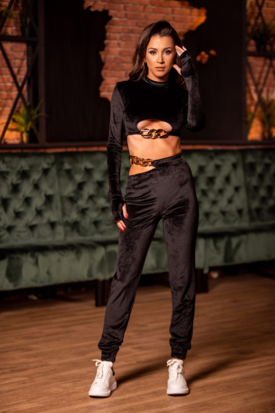 Trening Catifea Lant Oversize