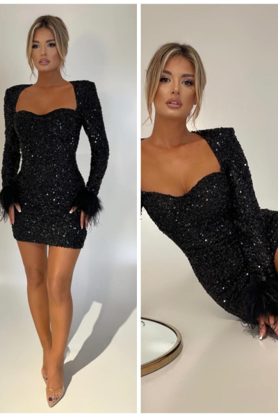 Rochie Paiete cu Puf