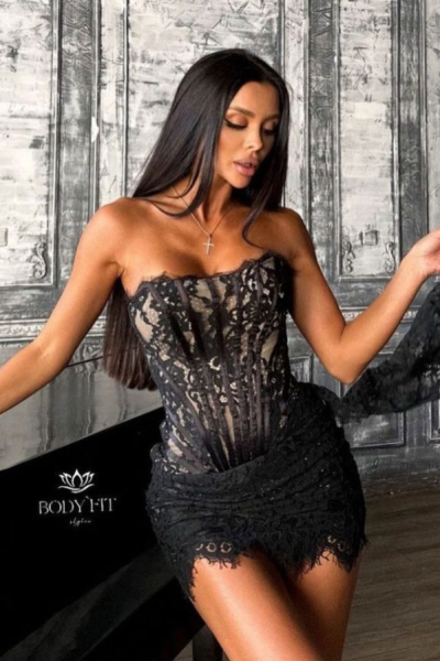Rochie Dantela Corseti