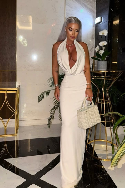 Rochie Amelie cu spatele gol